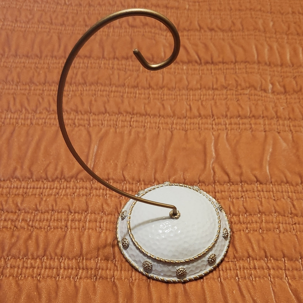 Juliska Berry & Thread Gold and White Ornament Stand - Picture 4 of 6